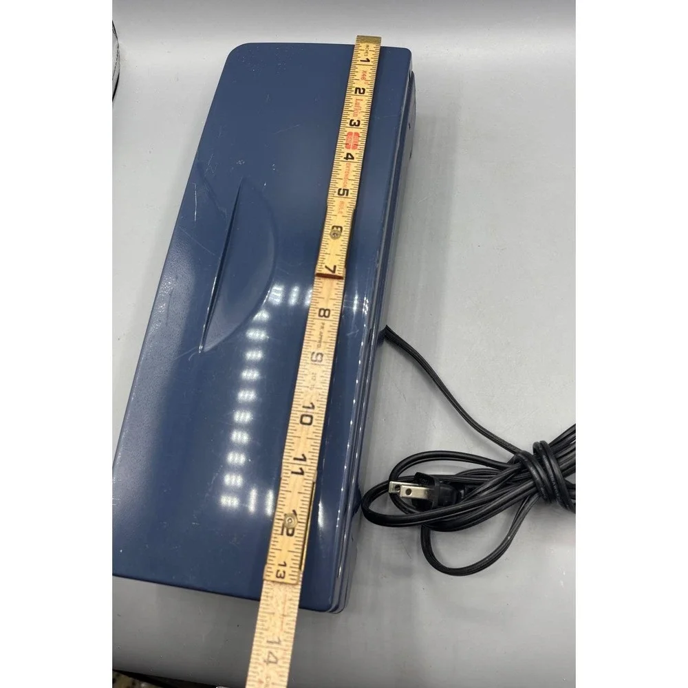 Deni Freshlock II Vacuum Sealer Machine Blue Food‎ Preserver + Box of rolls